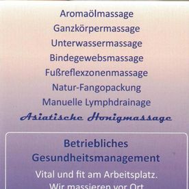 Massagepraxis Andreas Spitz Flyer Seite 2